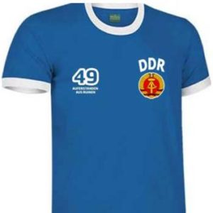 camiseta ddr rda azul