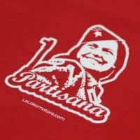 camiseta partisana roja lalokomotora