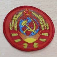 parche de la urss rojo