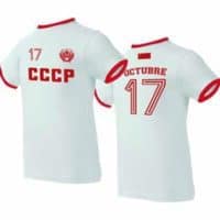 camiseta cccp blanca nueva