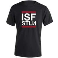 camiseta isf stln negra