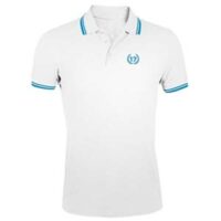 polo 17 blanco aqua