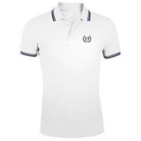 polo 17 blanco azul oscuro