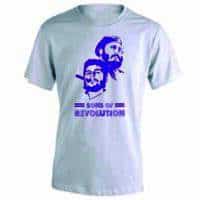 camiseta sons of revolution blanca morada