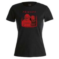 camiseta friends negra mujer