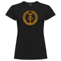 camiseta ddr dorada mujer