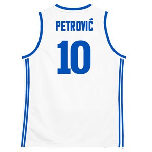 Privilegio bruja encanto Camiseta Cibona blanca Petrovic – La Lokomotora