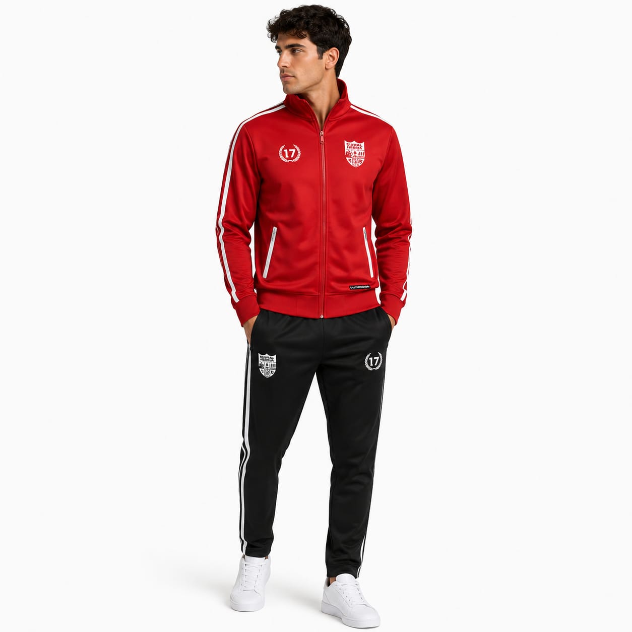 Chándal Euskal Herria negro y rojo